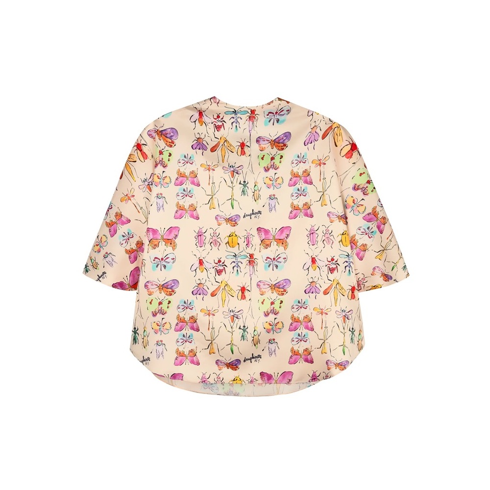 NWOT Dauphinette happy bug day floatkerchief top